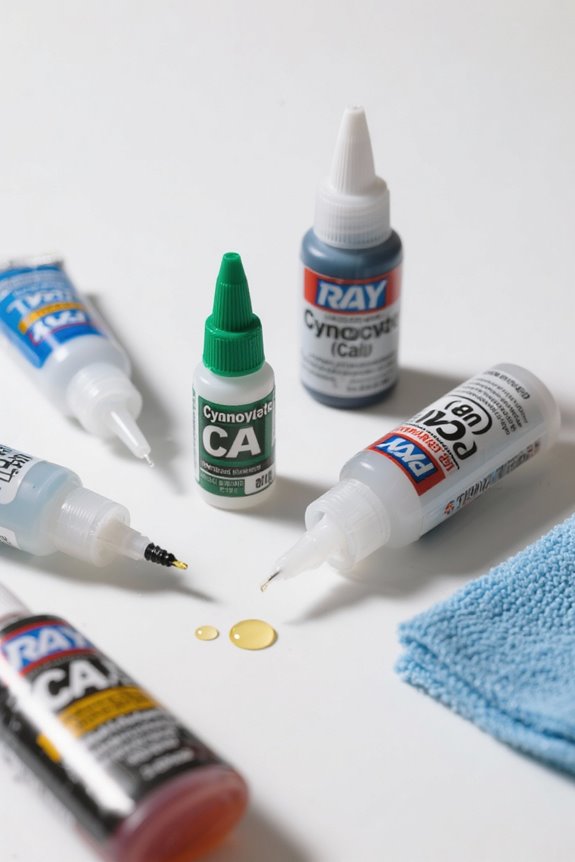 adhesive selection for rc vehicles