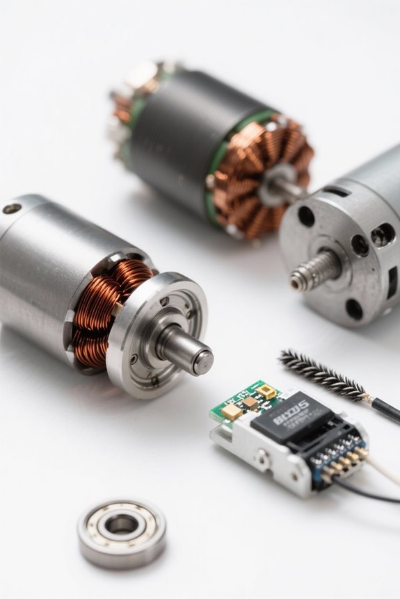 brushless motors save money