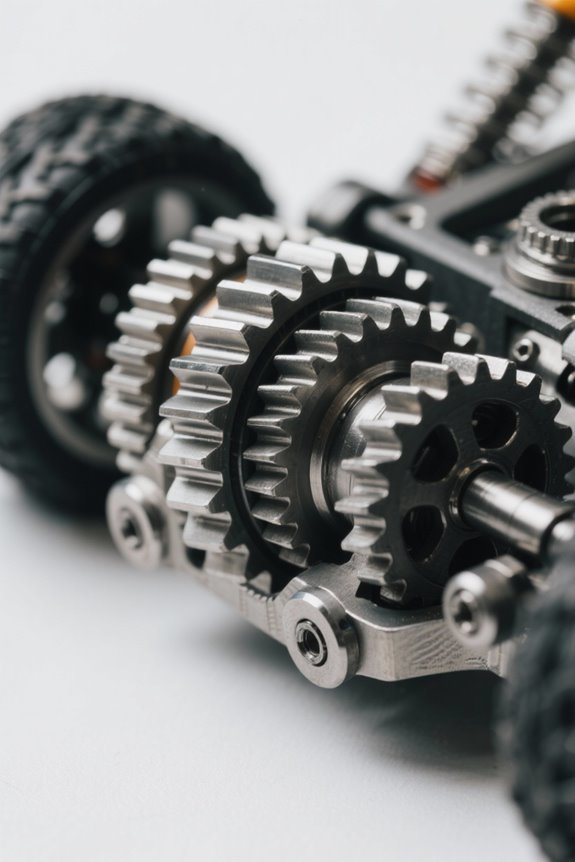 gear ratios enhance braking