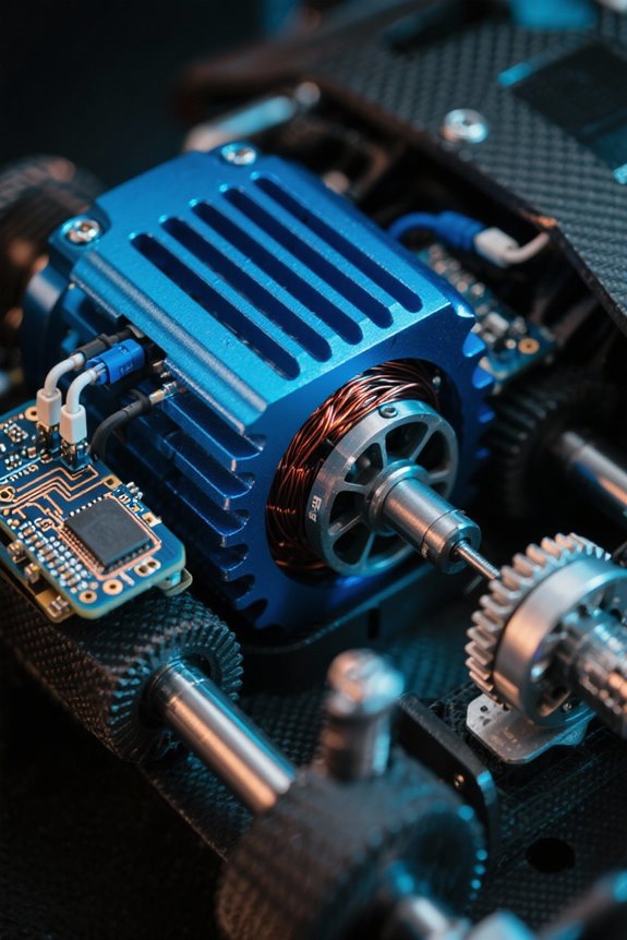 motor temperature and efficiency