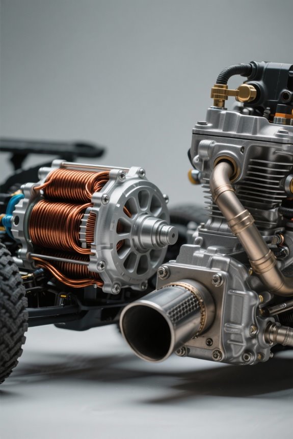 quieter cleaner rc vehicles