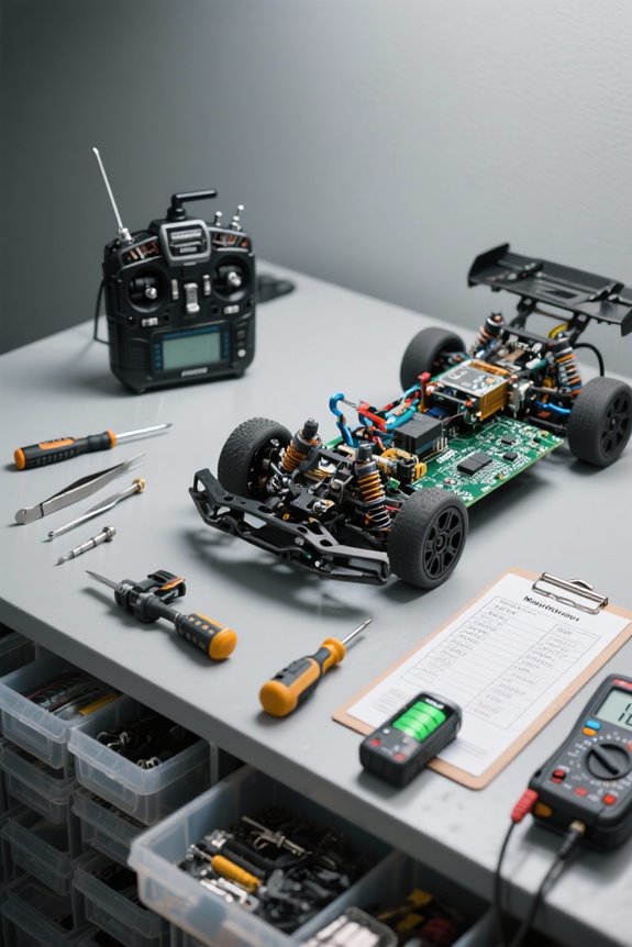 regular rc vehicle maintenance