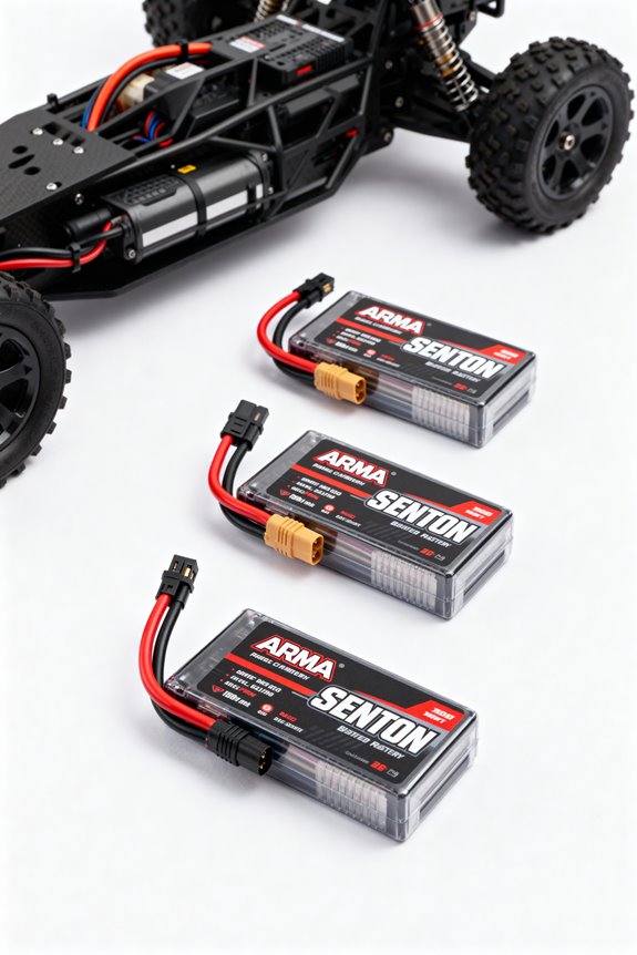 top batteries for arrma senton