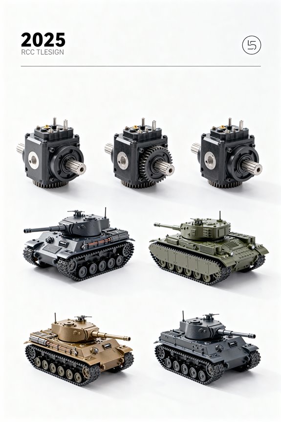 top rc tank gearboxes
