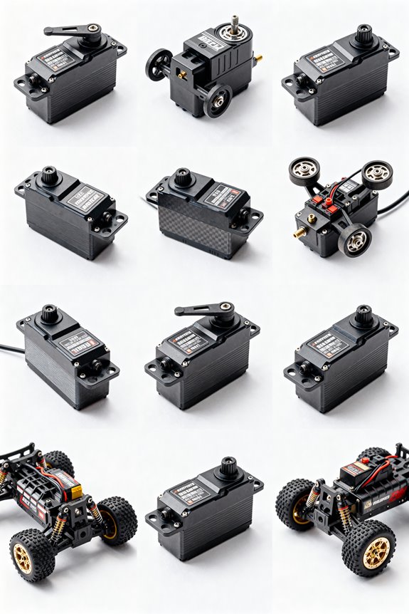 top rc truck servos